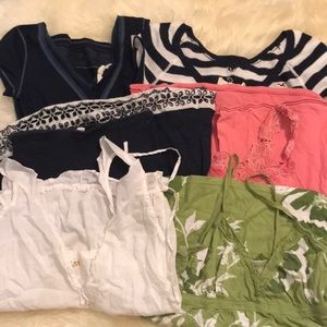 CLOSEOUT: ALL 5 Hollister 1 Abercrombie tops